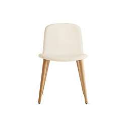 Bacco Chair in Leather | Oak Legs