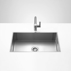 Kitchen sinks in brushed stainless-steel - Cuve simple | Kitchen sinks | Dornbracht