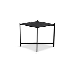 Side Table Black - Black Marble