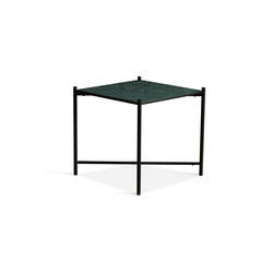 Side Table Black - Green Marble