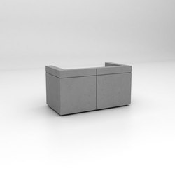 Lintel Reception Desk Configuration 1 | Tables | Isomi