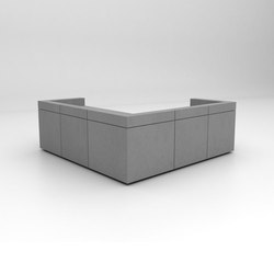 Lintel Reception Desk Configuration 8 | Tables | Isomi