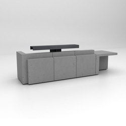 Volume Reception Desk Configuration 5 | Banconi | Isomi