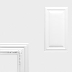 Frames Pure White Camden | FR5050PWC | Ceramic tiles | Ornamenta