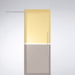 Scorrevole esterno parete⎟Bi-color orizzontale | Internal doors | Casali