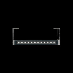 Arcadia 640 Power LED / With Brackets L 200mm - Transparent Glass - Adjustable - Narrow Beam 10° | Outdoor wall lights | Ares