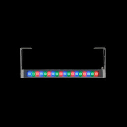 Arcadia 640 RGB Power LED / With Brackets L 200mm - Sandblasted Glass - Adjustable | Outdoor wall lights | Ares