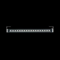 Arcadia 940 Power LED / Con Staffe L 80mm - Vetro Trasparente - Orientabile - Fascio Stretto 10°