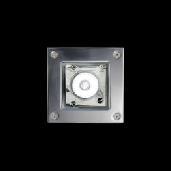 Bea / Stainless Steel Frame - Transparent Glass - Adjustable Optic | Outdoor floor lights | Ares