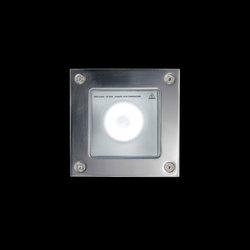 Bea / Stainless Steel Frame - Sandblasted Glass | Outdoor floor lights | Ares