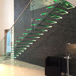 Escaliers en verre | Systèmes d'escalier