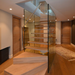 Glass wall staircase Mistral | Staircase systems | Siller Treppen