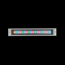 Cielo RGB Power LED / L 645 mm - Sandblasted Glass | Outdoor floor lights | Ares