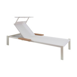 Shine Stackable sunbed with hidden wheels | 295+295B+295R+295T | Sun loungers | EMU Group
