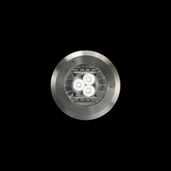 Idra Power LED / Ø 130mm - Vetro Trasparente - Ottica Simmetrica - Fascio Stretto 10°