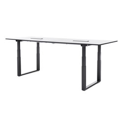 Frankie conference table height adjustable sled base E | Standing tables | Martela