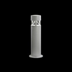 Silvia Mini post / H. 550 mm - Transparent Glass - 360° Emission | Spotlights | Ares