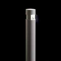 Silvia on post / H. 1200 mm - Transparent Glass - 120° Emission | Outdoor floor lights | Ares
