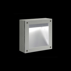Paola / Transparent Glass - Asymmetric Optic- Internal Visor | Outdoor wall lights | Ares