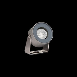 MiniMartina Power LED / Vetro trasparente - Orientabile - Fascio medio 30° | Outdoor floor lights | Ares