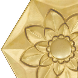 Gold Frozen Flower | Ceramic tiles | Bisazza