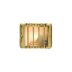 7576 Guarded Step Light, G4, Polished Brass | Lampade parete incasso | Original BTC