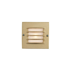 7601 Low Voltage Recessed Step Light, Back Box, Sandblasted Bronze | Outdoor wall lights | Original BTC