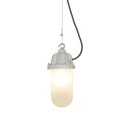 7674 Dockside Pendant, No Reflector, Putty Grey, Frosted Glass | Suspended lights | Original BTC