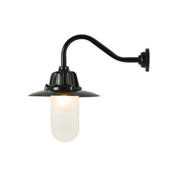 7675 Dockside Wall, With Reflector, Black, Frosted Glass | Wall lights | Original BTC