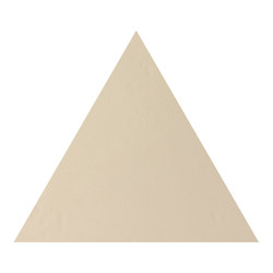Konzept Shapes Triangle Terra Bejge | Ceramic tiles | Valmori Ceramica Design