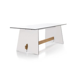 Tension rectangular table | Tabletop rectangular | conmoto