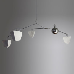 Porcelain Cassiopeia 5 11228 | Suspended lights | Andrea Claire Studio