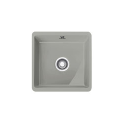 Kubus Sink KBK 110-40 Ceramic Pearl Grey Matt | Kitchen sinks | Franke Home Solutions