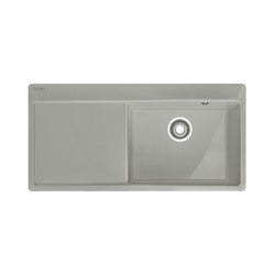 Mythos Sink MTK 211-100 Ceramic Pearl Grey Matt | Kitchen sinks | Franke Home Solutions