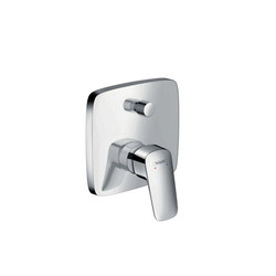 hansgrohe Logis Single lever bath mixer for concealed installation with security combination | Bath taps | Hansgrohe
