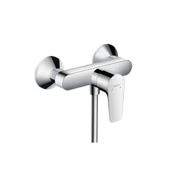 hansgrohe Talis E Single lever shower mixer for exposed installation with centre distance 153 mm | Shower controls | Hansgrohe