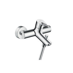 hansgrohe Talis S Single lever bath mixer for exposed installation with centre distance 153 mm | Bath taps | Hansgrohe