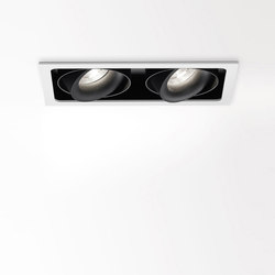 Minigrid In SI | Minigrid In 2 Frame + 2 x Minigrid Snap-In Reo 92718 | Recessed ceiling lights | Delta Light