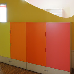 Kindergarten wardrobe | Kids storage furniture | PLAY+