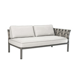 Pipe Sofa element | with armrests | Rausch Classics