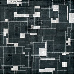Black Bricks | Pattern squares / polygon | Wall&decò