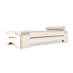 Stacking bed classic CPL white | Letti | Müller small living