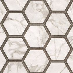 Roma Decò Esagono Calacatta Imperiale | Ceramic tiles | Fap Ceramiche
