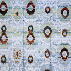 Kundan Diffusion Koti Silk Ikat | Rugs | Zollanvari