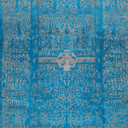 Designer Isfahan Classical Garden in Blue | Rugs | Zollanvari