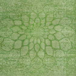 Designer Isfahan Dots in Grass Green | Rugs | Zollanvari
