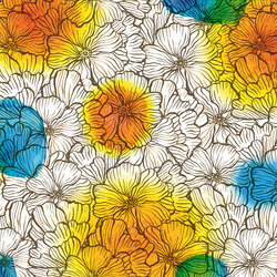 Symbiosis Floraldrops | Bespoke wall coverings | GLAMORA