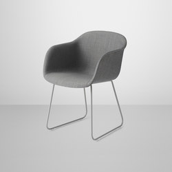Fiber Armchair | sled base upholstered | Chaises | Muuto