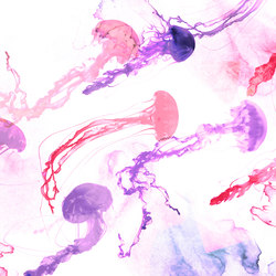 Visions Jellyfish | Bespoke wall coverings | GLAMORA