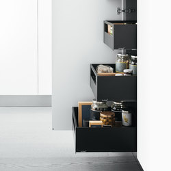 Tall Units Corner Base Unit With Shaped Baskets Architonic